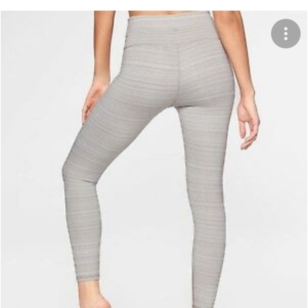 Athleta gray leggings size medium